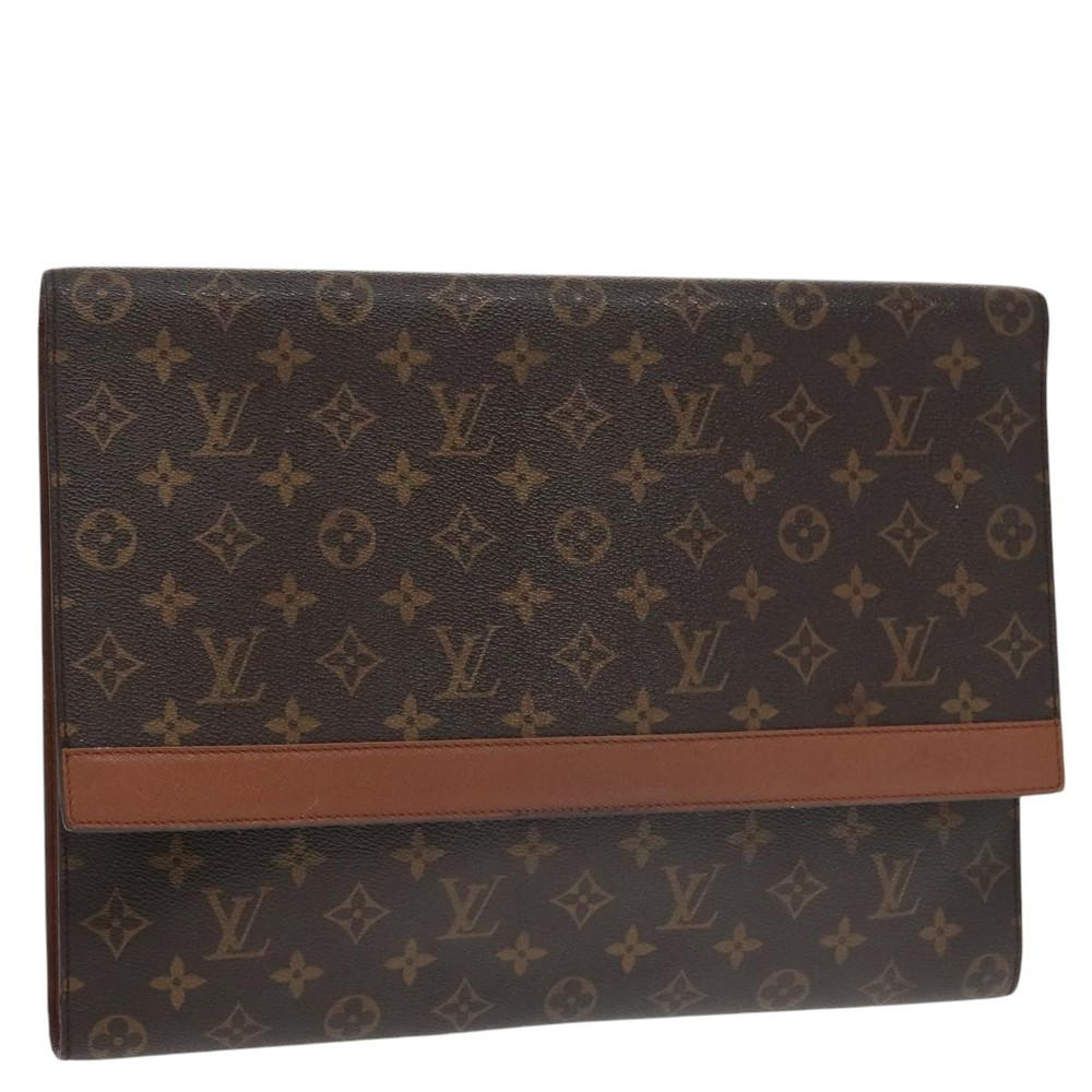 LOUIS VUITTON Monogram Porte Envelope Clutch Bag M51801 LV Auth 102491